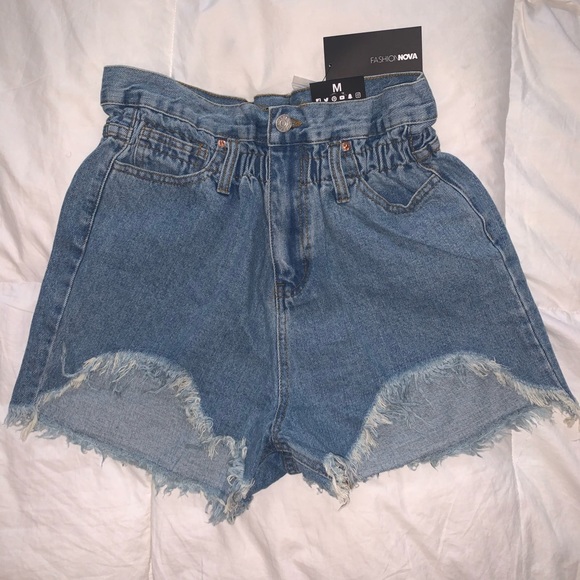 Fashion Nova Pants - High waisted jean shorts